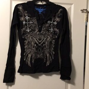 Rock and roll cowgirl hoodie